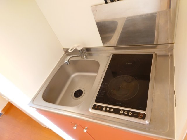 レオパレスピアニシモのキッチン|使いやすいキッチンです