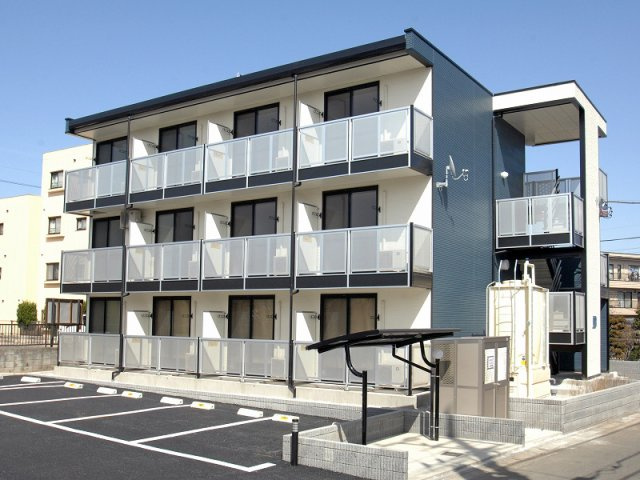 レオパレスピアニシモの外観|外観は落ち着いています