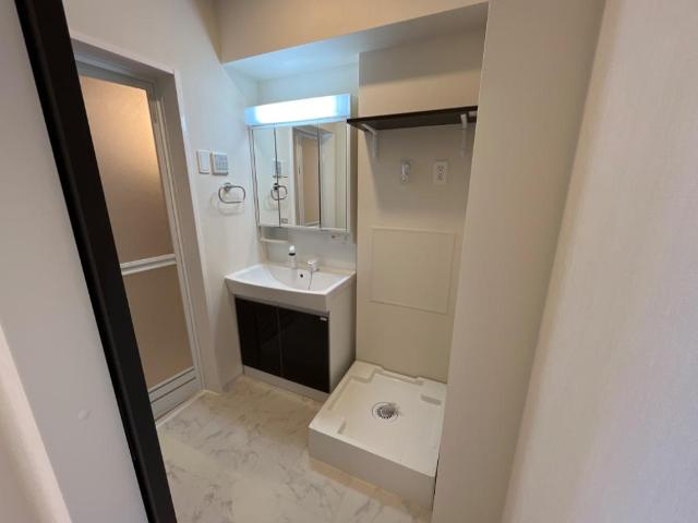 フォルトゥーナ(毛呂山町岩井西アパート新築工事)の洗面所|洗髪洗面化粧台（イメージ）