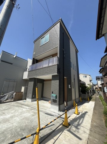 蒲生本町未入居住宅の前面道路含む現地写真|南側通路地につき開放感があります