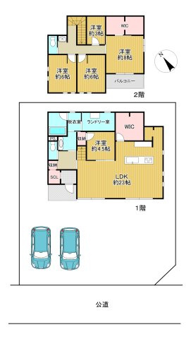 －三丁目不動産-深谷市東方　中古戸建の間取り