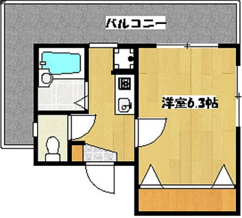 アーバハイツ八幡山の間取り