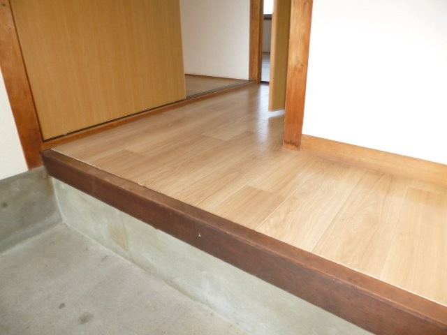 倉敷市酒津の一戸建ての玄関
