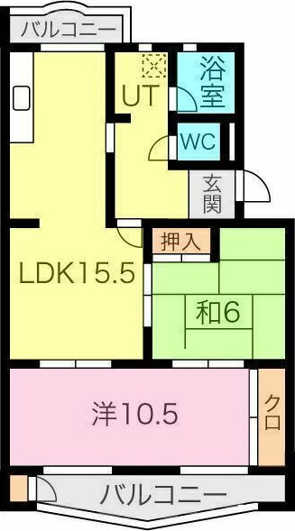 プラザフェニックス千鳥ヶ丘Aの間取り