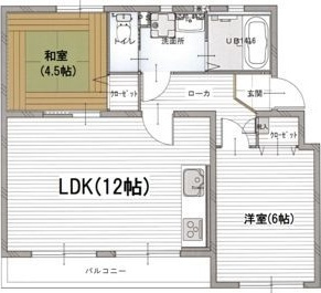なるみグリーンコーポの間取り