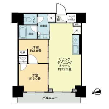 ザ・ライオンズフォーシア鶴見の間取り