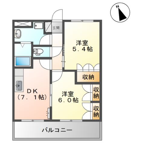 ライラックの間取り