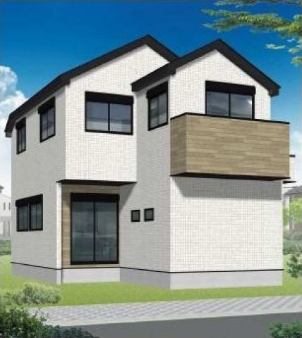【横浜市西区浅間台40-13棟新築戸建て】★仲介手数料無料★（宮谷小学校・軽井沢中学校）の外観パース