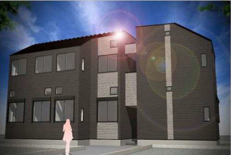 新宿区西落合４丁目のアパートの外観