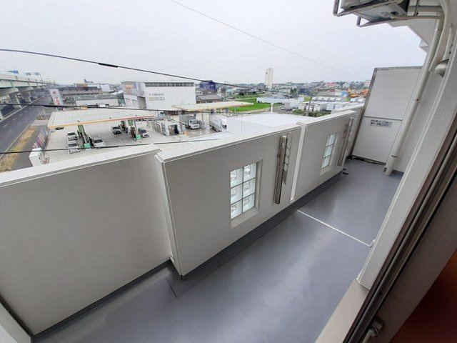 フォルシュ２２のバルコニー