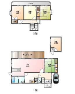 【間取り】 | 熊本県熊本市南区城南町舞原