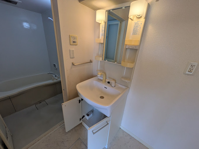 シャーメゾンHIRA　B棟の洗面所
