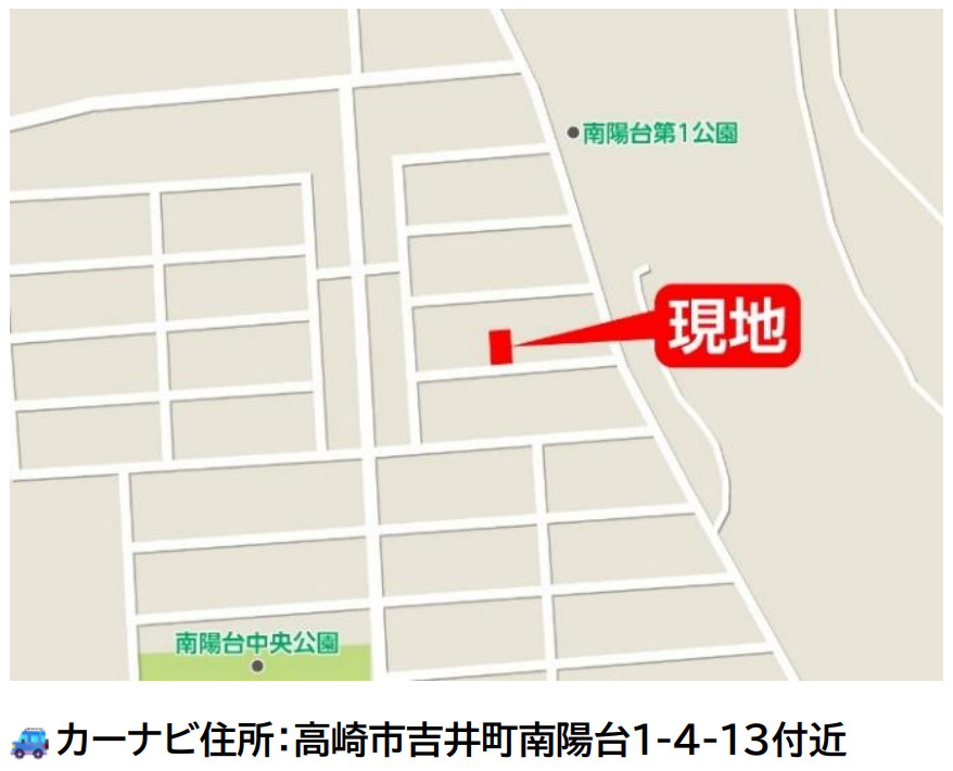 【中古】高崎市吉井町１期　５DKの地図