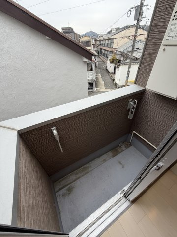 ハーモニーテラス矢部町のバルコニー