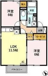 コーポ田中の間取り