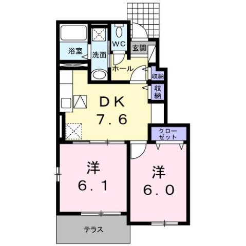 ひまわりの間取り