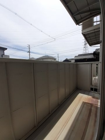 ボナール平野Ａのバルコニー