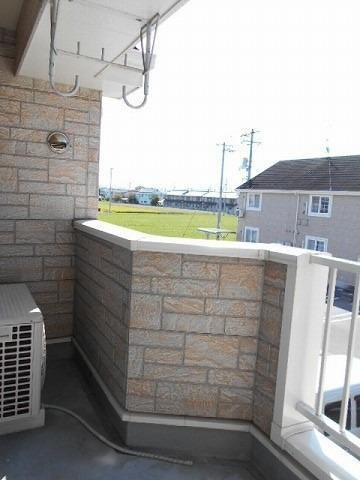 ベルデュール　Ｂのバルコニー