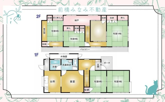 【中古】渋川市金井　５DK＋S