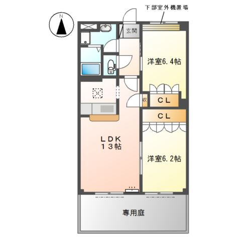 コンフォース・ステージＭの間取り