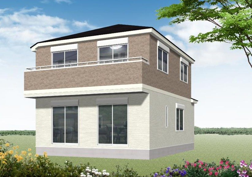 泉区中田北2丁目 新築戸建 5088.25万円の外観パース