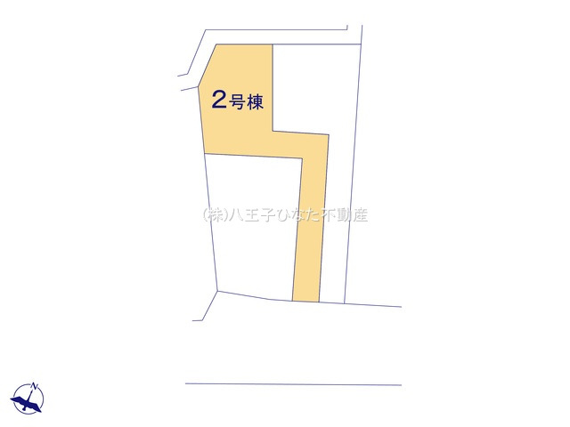 『八王子市新築戸建て』八王子市石川町987【仲介手数料無料】　の区画図|～仲介手数料無料☆八王子ひなた不動産～八王子市石川町　新築戸建て