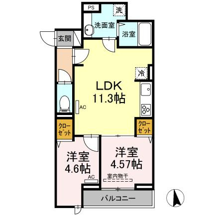 グラナーデ目白御留山の間取り