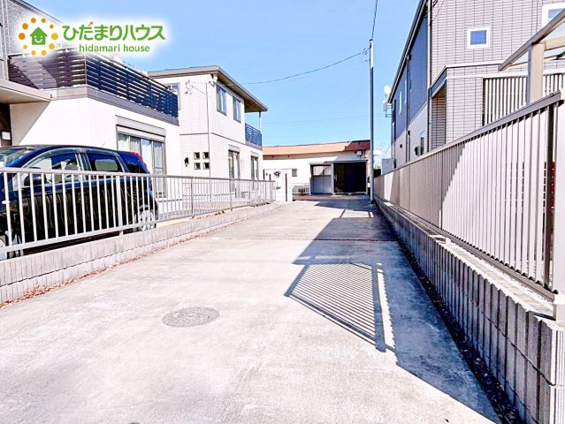 【駐車場】 | ひたちなか市松戸町1丁目　中古戸建 | 整備された駐車場で、マイカーを気兼ねなく洗車なんて素敵ですね！(^▽^)/