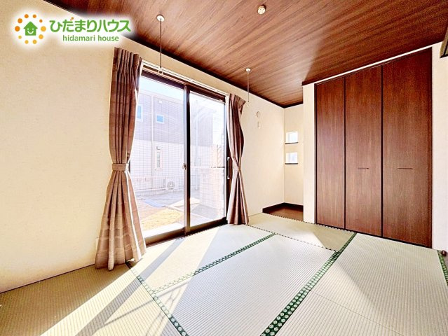 【和室】 | ひたちなか市松戸町1丁目　中古戸建 | 小さなお子さまのいる方におすすめ！リビング横の和室でお子様が遊んでる様子も確認できます(^^)/