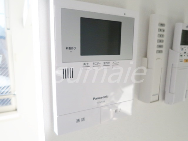 サークルフォレストのセキュリティ|安心のモニタ付インターホンです♪