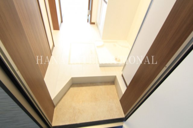 リバージュ千住大橋の玄関