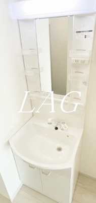【洗面所】 | ＭＥＬＤＩＡ相模大野 | 独立洗面台です。（同仕様設備です）