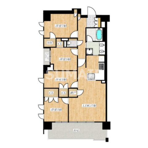 プレミスト浦和常盤SUITEの間取り|間取り図！