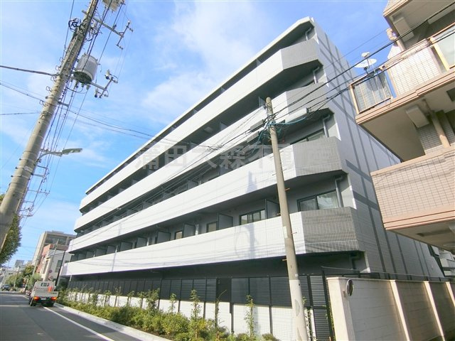 ラフィスタ下丸子の外観|2019年6月築　RC鉄筋コンクリート造地上5階建て総戸数66戸インターネット無料ペット可分譲賃貸マンション！東京都大田区下丸子2丁目　東急多摩川線武蔵新田駅徒歩11分、下丸子駅徒歩15分