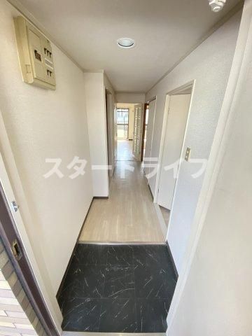大阪市東淀川区下新庄６丁目の賃貸マンションの玄関