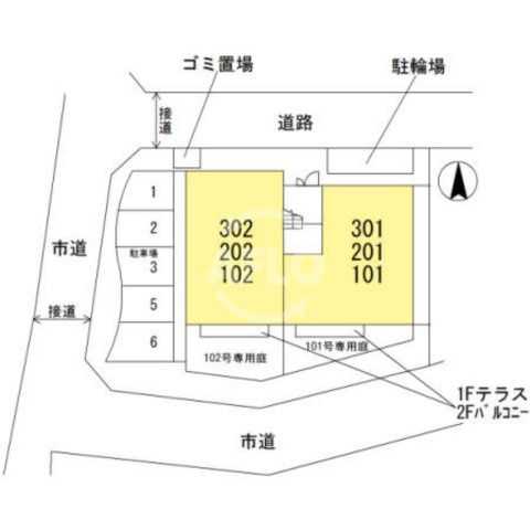 マーレ　ルミノーソⅡ(晴明丘南小学校区)のロビー|マーレ　ルミノーソⅡ　ロビー