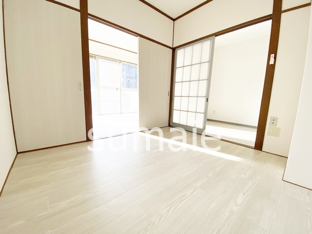 サンユーハイツの居間・リビング|★きれいなお部屋です★