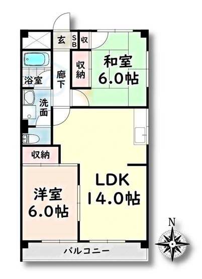 【間取り】 | 第一メゾン春日野【名古屋市賃貸・南区】
