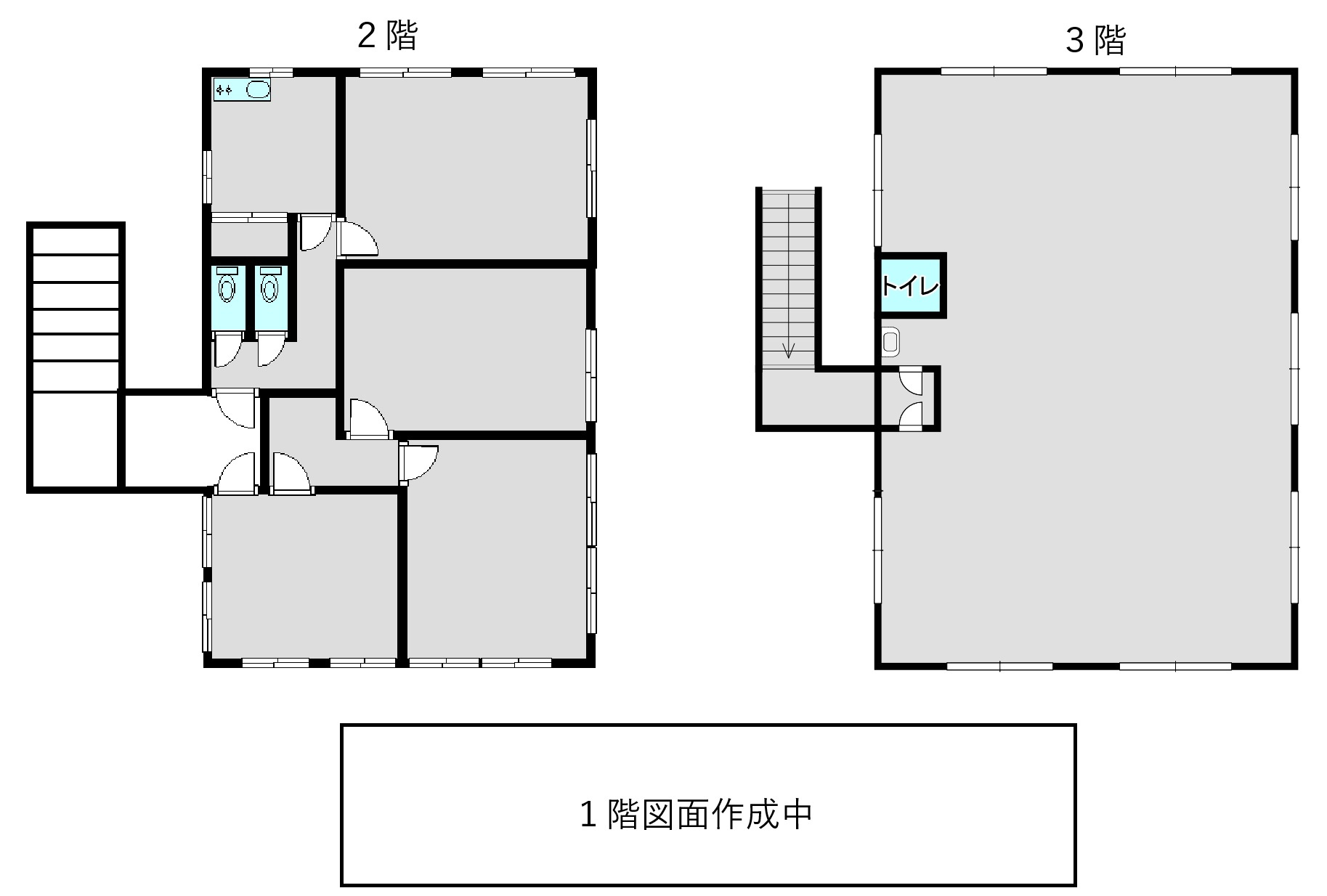 柏市松葉町２丁目の店舗事務所の間取り