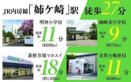 市原市姉崎の周辺