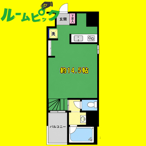 S-FORT六番町　名古屋市賃貸　仲介手数料無料の間取り