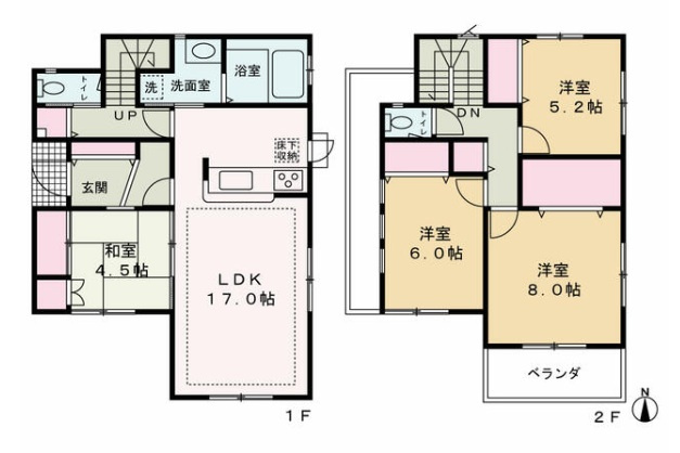 高砂市阿弥陀町生石　　山陽電鉄「宝殿駅」徒歩20分の間取り