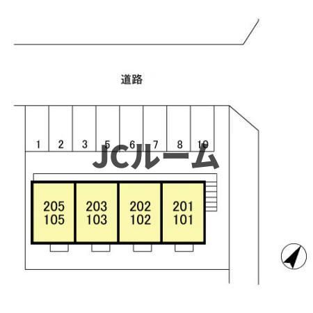 タウンコートながみねの間取り