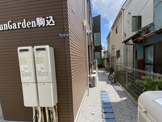 サンガーデン駒込のエントランス