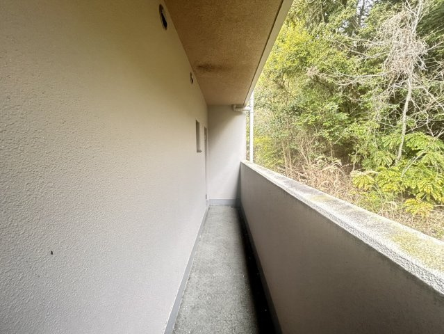 ろうきん鈴蘭台東コーポのバルコニー