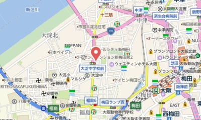 【地図】 | エクシアテラス梅田