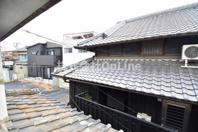 上小阪住宅B棟の展望
