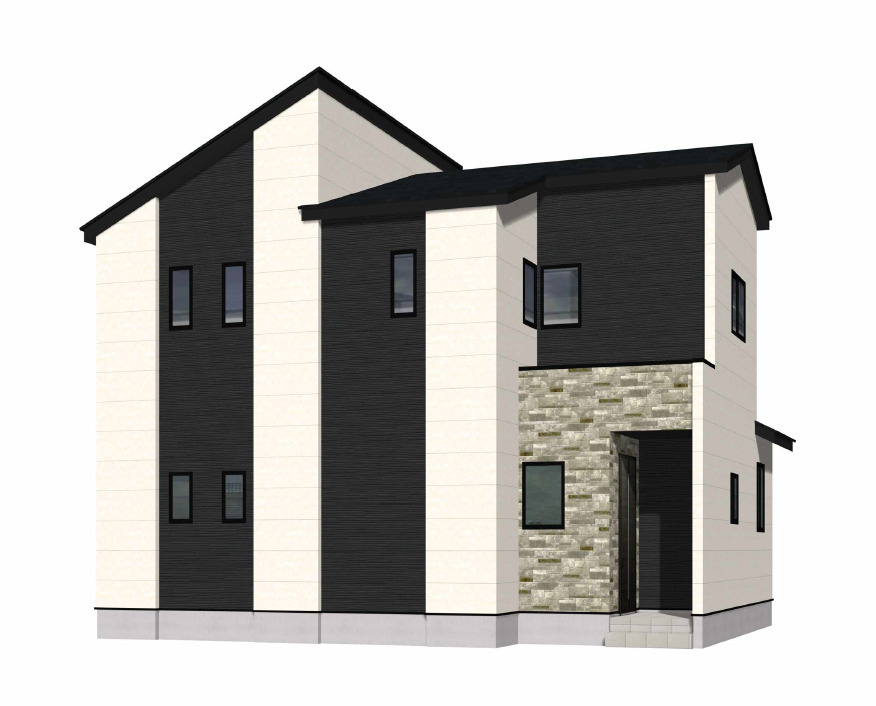 北九州市八幡西区御開3丁目7期1号棟の外観パース