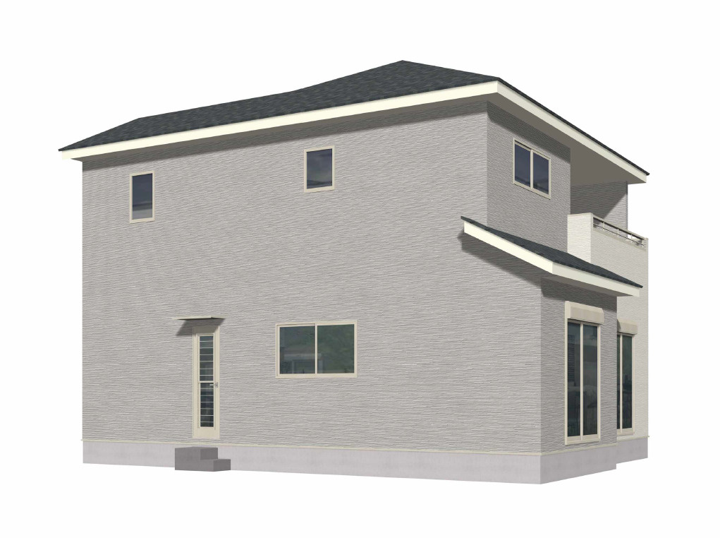 北九州市八幡西区木屋瀬東2丁目1期1号棟の外観パース