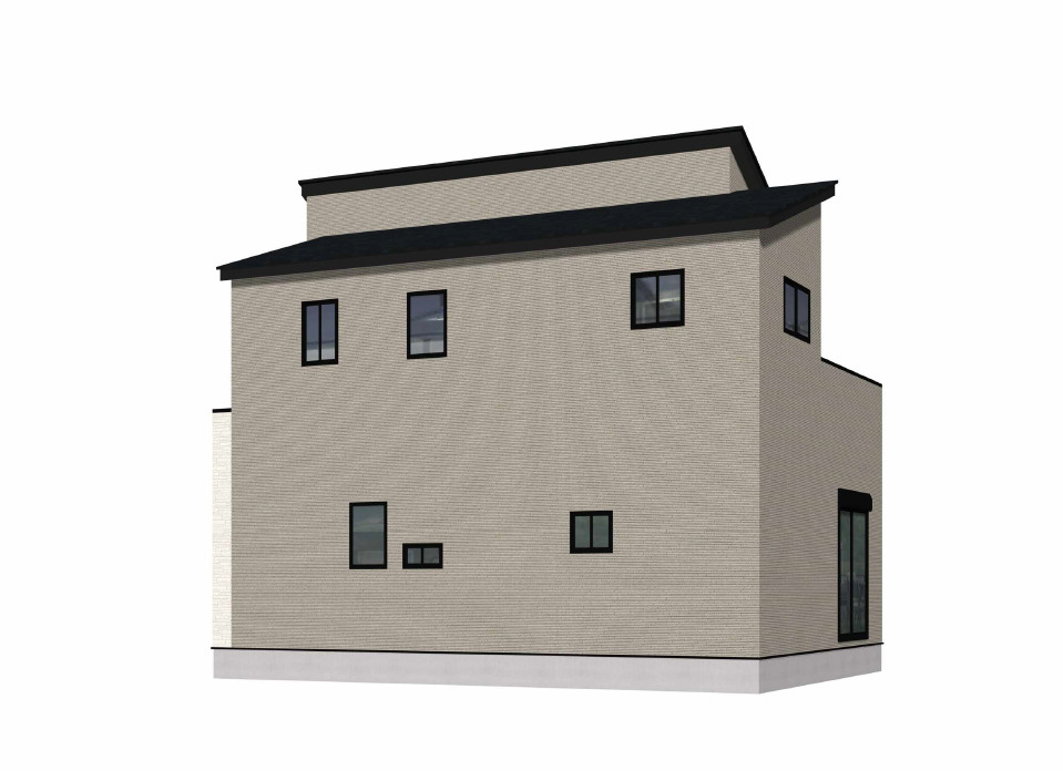 北九州市八幡西区若葉1丁目1期2号棟の外観パース